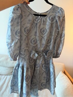 LoveShackFancy Silk and cotton Mini Dress